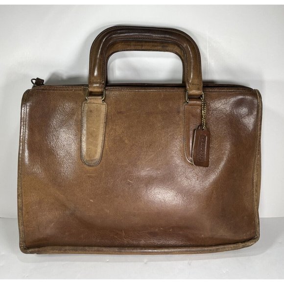 Coach Bonnie Cashin Small Satchel Briefcase Bag -Original Paperwork -Distressed - Picture 2 of 12